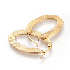 201 Stainless Steel Hoop Earrings EJEW-A054-18G-2