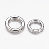 Tarnish Resistant 304 Stainless Steel Spring Gate Rings LS-STAS-D070-01P-1-1