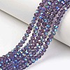 Electroplate Glass Beads Strands LS-EGLA-A044-T8mm-L15-1