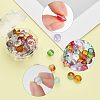 280pcs 14 Style Transparent Glass Beads GLAA-CA0001-49-5