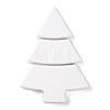 Christmas Tree Shaped Plastic Snack Dried Tray Box DJEW-Q003-01D-3