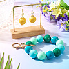 40Pcs 4 Colors Opaque Acrylic Beads MACR-TA0002-98-9