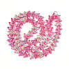 Transparency Electroplate Glass Beads Strands GLAA-T023-39A-02-2