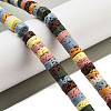 Natural Lava Rock Dyed Beads Strands G-K375-G08-01-2