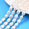 Natural Cultured Freshwater Pearl Beads Strands PEAR-N012-07F-1