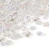 500Pcs 10 Style ABS Plastic Imitation Pearl Beads KY-BY0001-02-30