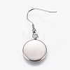 Stainless Steel Dangle Earrings EJEW-WH0001-A02-2