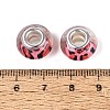 Opaque Resin European Beads RESI-N044-03S-5