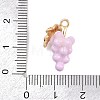 Fruit Alloy Enamel Pendants ENAM-P264-02G-G04-4