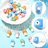 16Pcs Handmade Porcelain Ceramic Beads PORC-FS0001-68D-2