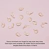 304 Stainless Steel Leverback Earring Findings STAS-PH0018-28G-4