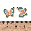 304 Stainless Steel Enamel Pendants SA-CBA49D2-07G-02-3