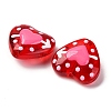 Glass Enamel Beads GLAA-Q125-01A-01-5
