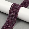 Natural Ruby Beads Strands G-C181-B06-01-1