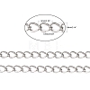 Tarnish Resistant 304 Stainless Steel Curb Chains CHS-Q001-22-7