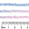 Transparent Painted Glass Beads Strands X1-DGLA-A034-T2mm-A08-3