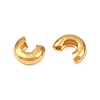 304 Stainless Steel Crimp Beads Covers STAS-L215-10G-A-2