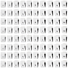 400Pcs 10 Styles Polyester Size Labels for Clothing DIY-CY0003-95-7