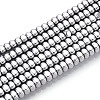Electroplated Synthetic Non-magnetic Hematite Beads Strands G-T139-61A-1