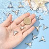 20Pcs 2 Colors Alloy Crystal Rhinestone Pendants ALRI-YW0001-35-5
