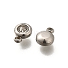 201 Stainless Steel Charms STAS-F311-06P-02-2