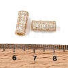 925 Sterling Silver Micro Pave Clear Cubic Zirconia Beads SE-CBAF1B2-16A-G-3