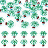 20Pcs Printed Opaque Acrylic Beads OACR-TA0004-73B-1