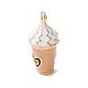 Brass Enamel Pendants KK-CBA8989-01F-2