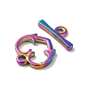 Ion Plating(IP) 304 Stainless Steel Toggle Clasps STAS-H212-26MC-2