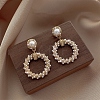 Imitation Pearl Beads Dangle Earring for Women WG80053-28-1