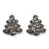 Christmas Tree Polymer Clay Rhinestone Beads CLAY-NH0001-14G-1