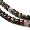 Natural African Bloodstone Beads Strands G-H078-C26-01-4