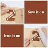 1Bag Sport Theme Number 0~9 Embroidery Cloth Iron on/Sew on Patches PATC-CY0001-65A-6