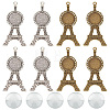 DIY Blank Eiffel Tower Pendant Making Kit DIY-GO0001-69-1
