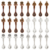 24Pcs 2 Colors 3 Style Alloy Big Pendants PALLOY-DR00003-1