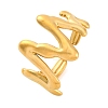 Marine Animal Theme 304 Stainless Stee Open Cuff Rings RJEW-Q005-01G-G-2
