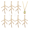 Brass Pendant Bails KK-BC0014-25G-1