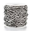 Tarnish Resistant Handmade 304 Stainless Steel Link Chains CHS-M004-01P-3