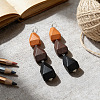 Wood & Iron Dangle Earrings for Women WGF6A18-01-2