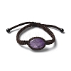 Natural Amethyst Beads Bracelets BJEW-H626-02-15-4