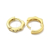 Brass Micro Pave Cubic Zirconia Hoop Earring EJEW-C088-13B-G-2