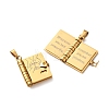 304 Stainless Steel Pendants SA-CBA694E-01G-03-3