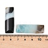 Natural Flower Amazonite Pendants G-K381-19C-3