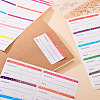 10 Sheets Paper Self Adhesive Stickers DIY-TADJ0001-18-7