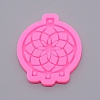 (Clearance Sale)Woven Net/Web with Feather Pendant Silicone Mould DIY-WH0210-20-1