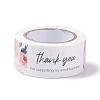 Rectangle with Word Thank You Paper Stickers DIY-B041-28C-2