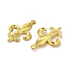 Lily Symbol Alloy Pendants PALLOY-E776-01G-01-2