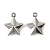 304 Stainless Steel Charms. Star Charm STAS-A190-05P-1
