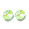 Mocha Fluorescent Style Glass Rhinestone Cabochons X-GGLA-M005-01A-214MK-3