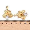 304 Stainless Steel Rhinestone Pendants STAS-P438-34G-3